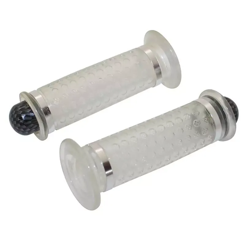 Poignées de Guidon – Dome Transparent Embouts Carbone Offre Spéciale