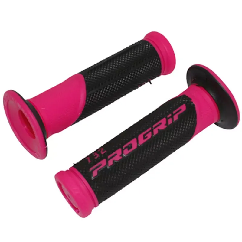 Soldes Poignées de Guidon – Progrip 732 Scooter Noir / Fuchsia fluo