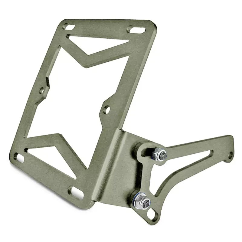Nouvel Arrivage Support plaque immatriculation Peugeot Ludix Piaggio Typhoon – TNT Latéral Métal froid