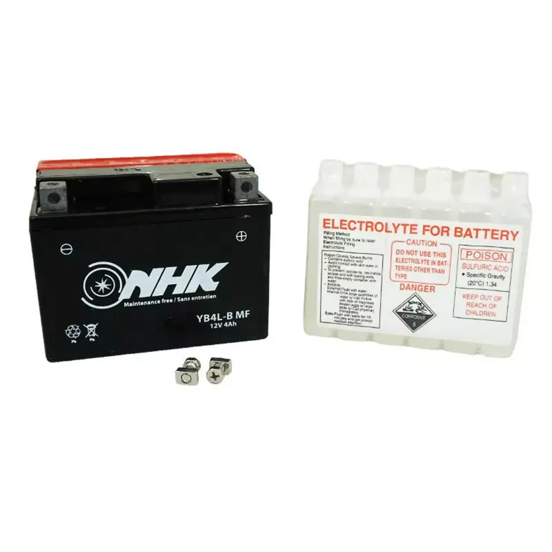 Batterie 12V 4 Ah NB4L-B MF / YB4-LB – NHK sans entretien +D Meilleur Prix