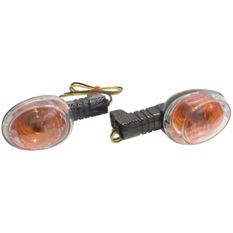 Clignotants arrière Replay MBK Booster BWS à partir de 2004 transparent carbone (paire) Seulement Aujourd&rsquo;hui