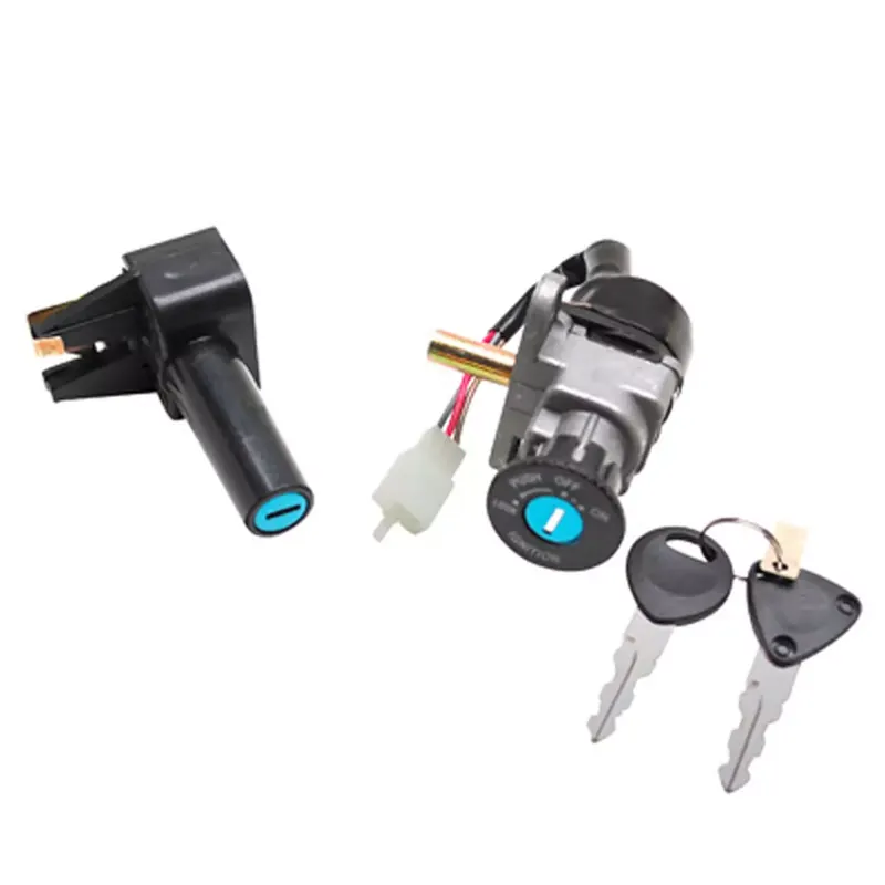 Contacteur à clé adaptable MBK Booster Spirit Stunt Yamaha BWS Slider 3 fils avec serrure Prix Bas