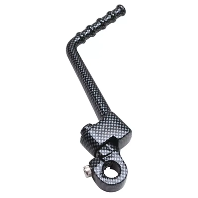 Pas Cher Kick de Démarrage Derbi Senda – Aluminium Look CARBONE Brillant