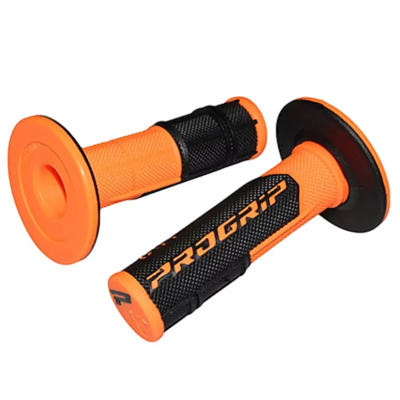 Poignées de Guidon – Progrip 801 Off Road Noir / Orange Fluo Achat Immédiat