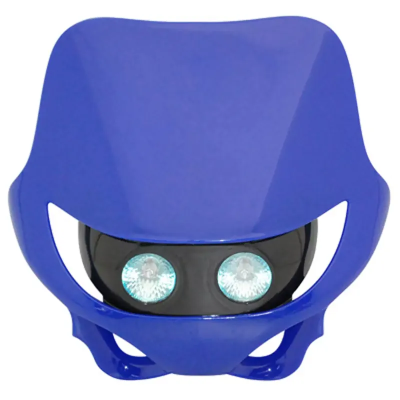 Tête de Fourche / Plaque phare – Enduro 2x20w Bleu Certifié