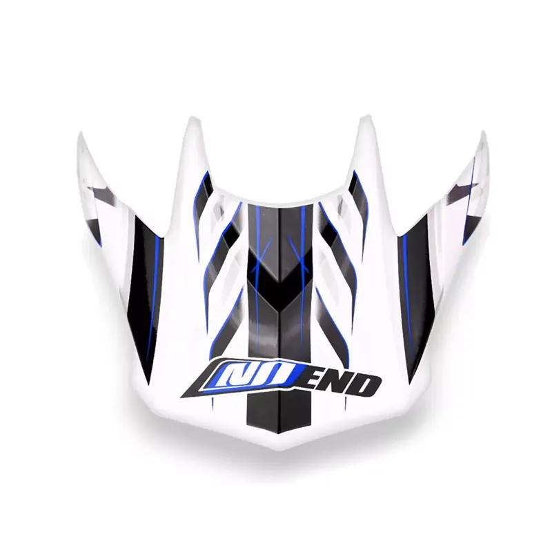 Must-Have Visière Casque Cross – NoEnd Defcon 5 Blanc/Bleu