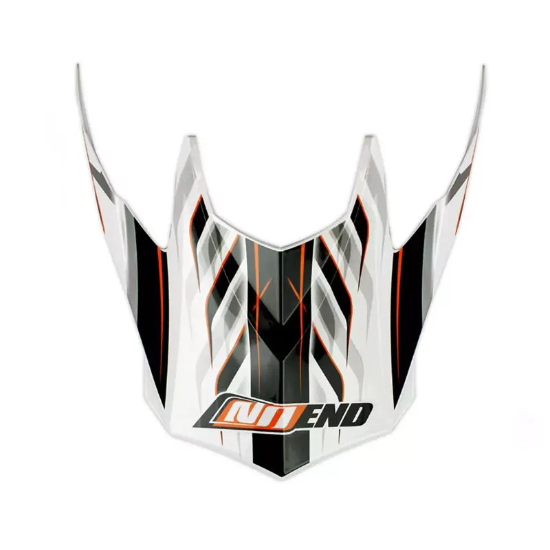 Visière Casque Cross – NoEnd Defcon 5 Blanc/Orange Acheter Direct
