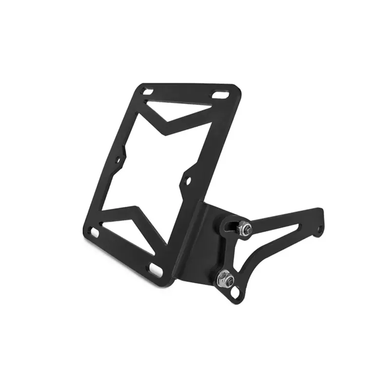 Support plaque immatriculation Peugeot Ludix Piaggio Typhoon – TNT Latéral Noir Mat Nouvelle Collection