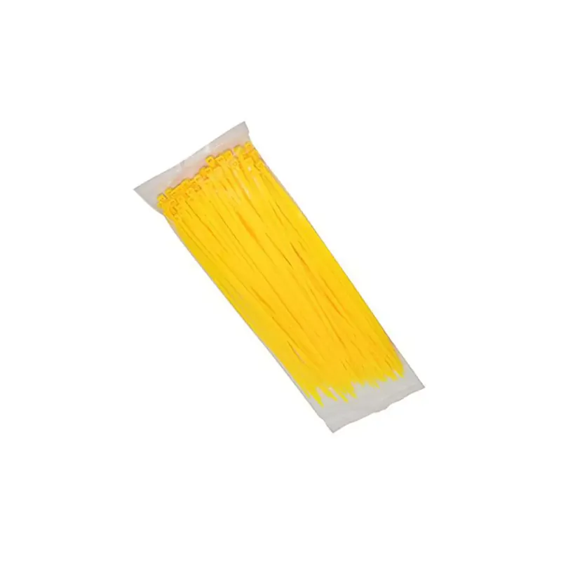 Collier de Serrage Type RILSAN – 3.6 x 250mm JAUNE FLUO Expédition Rapide