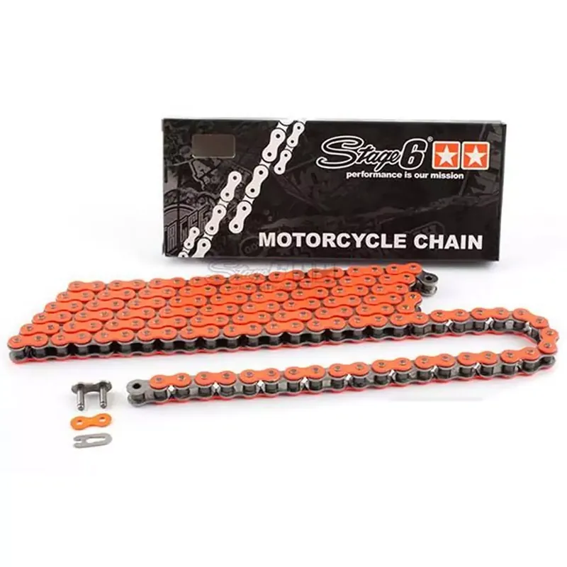 Chaîne 420 – 140 maillons – Stage6 HQ Orange Fluo Super Prix