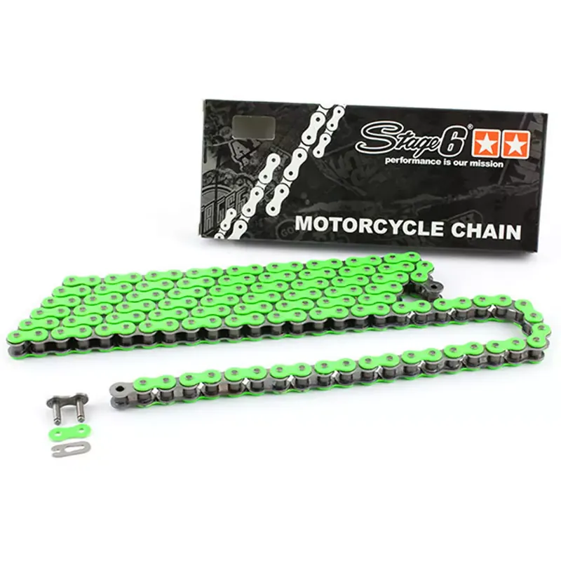 Meilleur Choix Chaîne 420 – 140 maillons – Stage6 HQ Vert Fluo