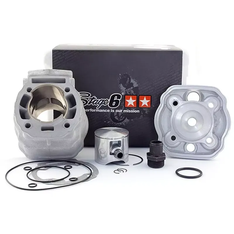 Super Prix Kit Cylindre 88cc Derbi E3 E4 – Stage6 BigRacing 50mm course 45mm Bielle 90mm