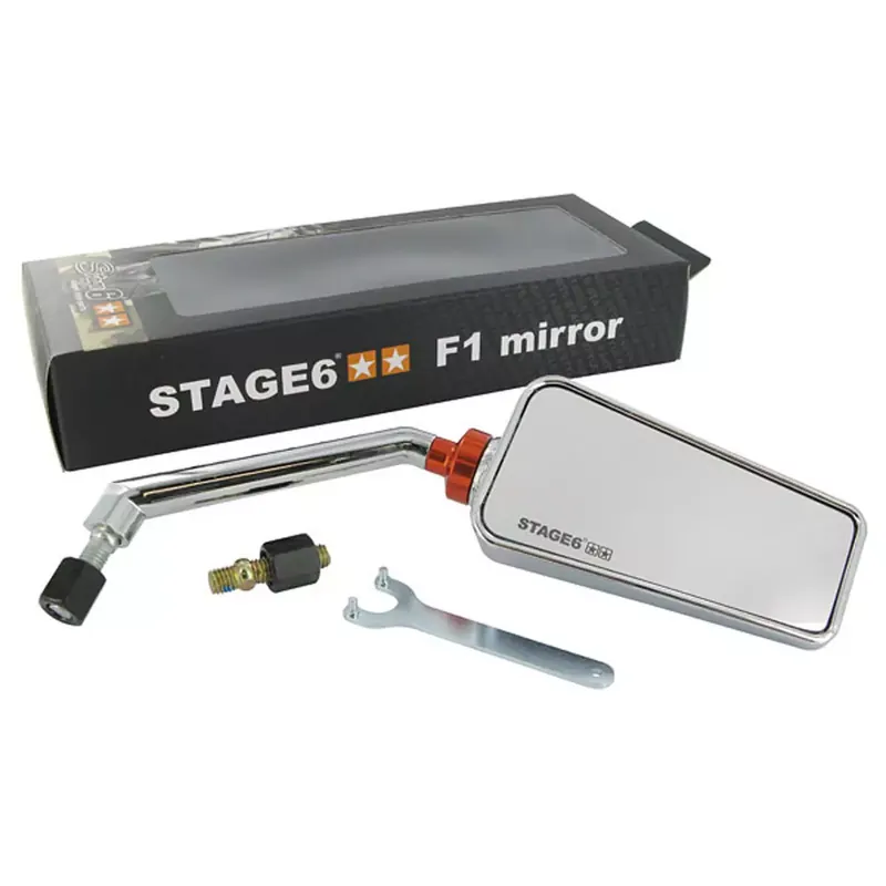 Commander Maintenant Rétroviseur droit Stage6 SSP F1 chromé M8 M10