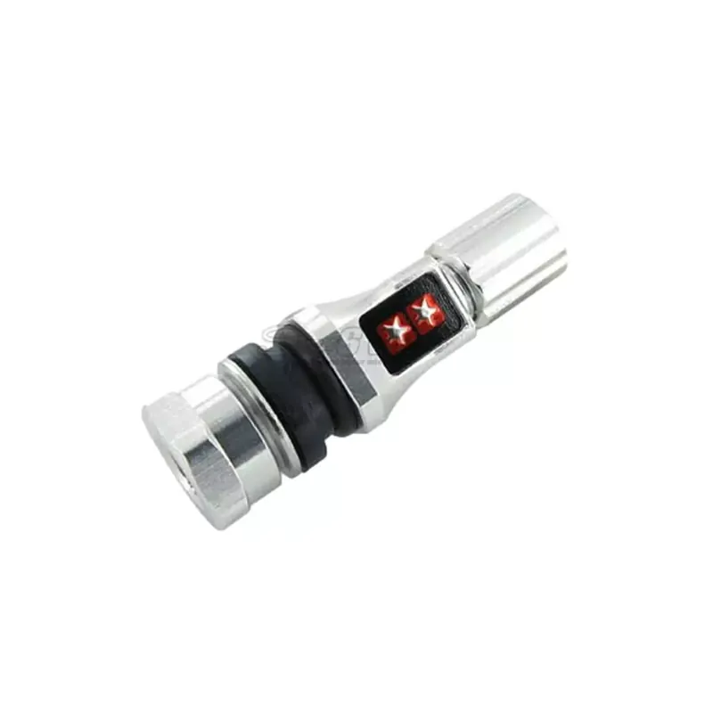 Valve Tubeless droite – Stage6 Alu CNC Chromé Nouveauté
