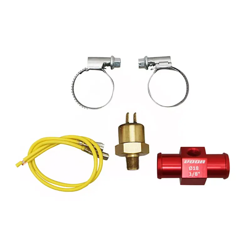 Adaptateur avec Sonde de température sur Durite Refroidissement – 18 mm VOCA Racing Rouge Expédition Rapide