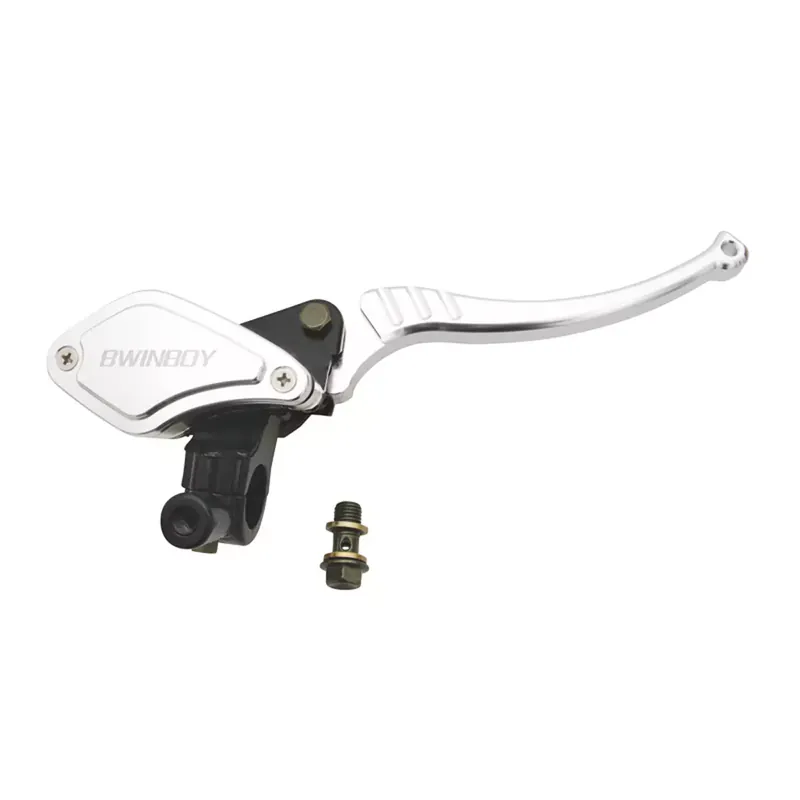 Authentique Maître cylindre de Frein Avant Universel – Alu CNC Noir / Argent