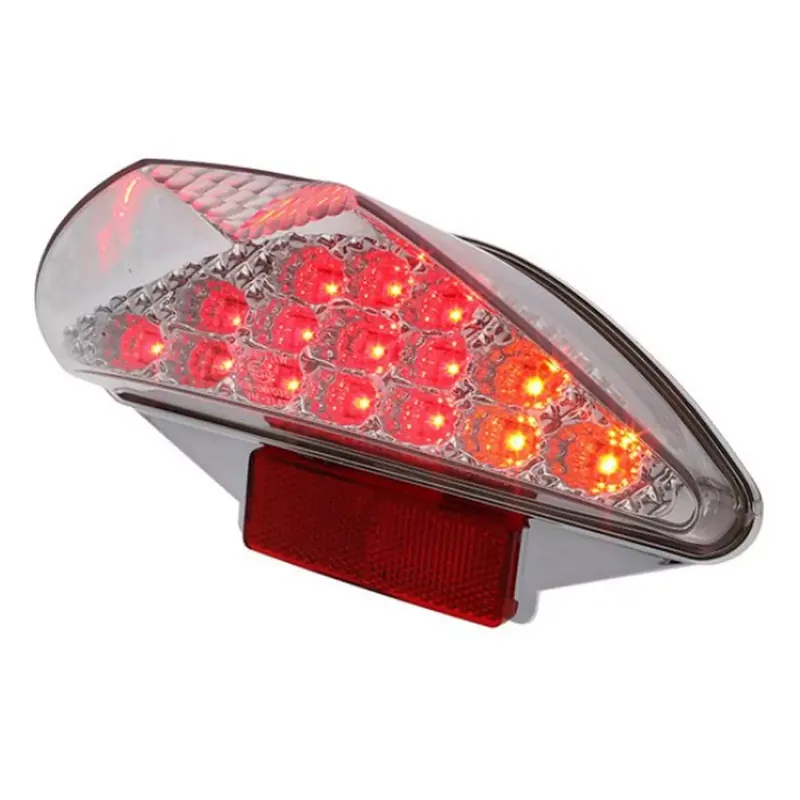 Commander Vite Feu arrière Str8 LED MBK Nitro Yamaha Aerox transparent (clignotants intégrés)