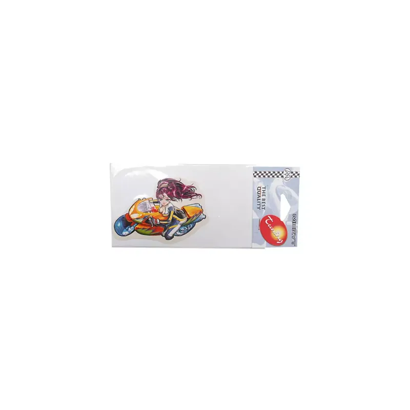 Authentique Autocollant / Sticker – MERYT Girl Sur Sportive 11.4 x 7.9cm