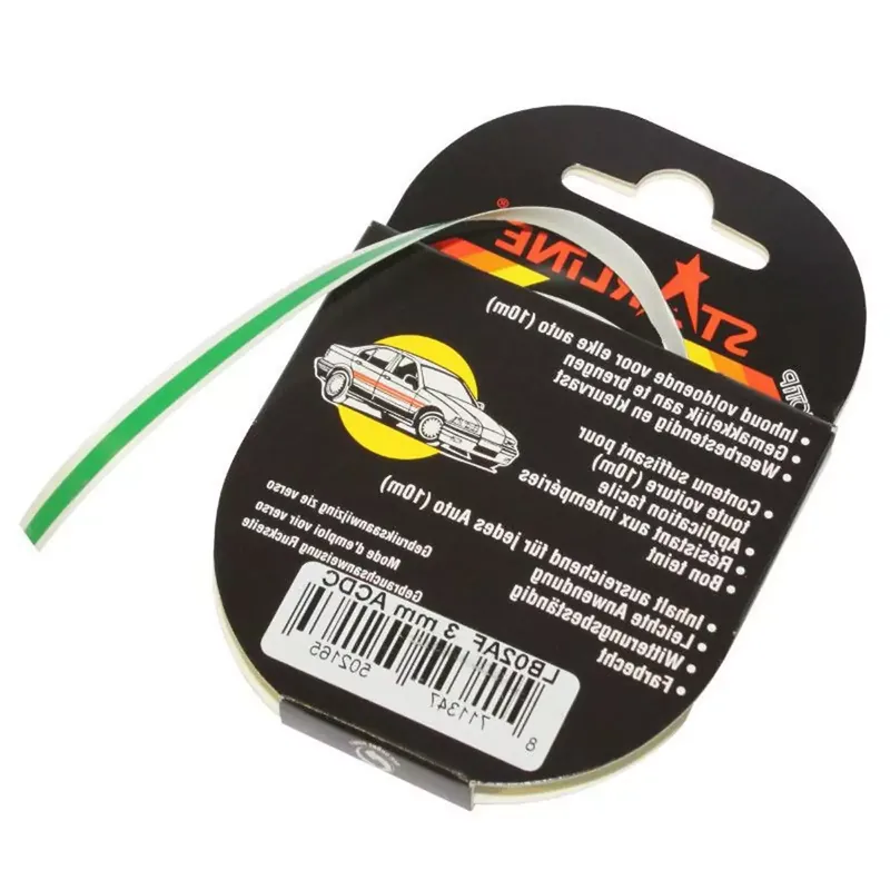 Nouveauté Liseret / Sticker Jante – 3mm Vert Motip Solidline