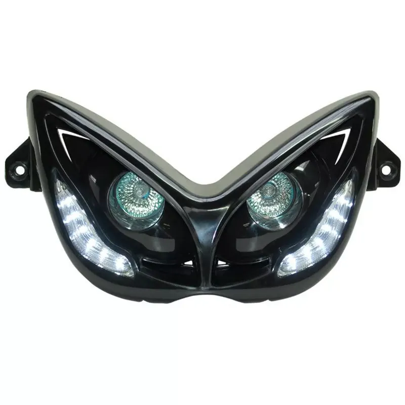 Populaire Double Optique MBK Nitro YAMAHA Aerox avant 2013 – Replay Noir a Leds