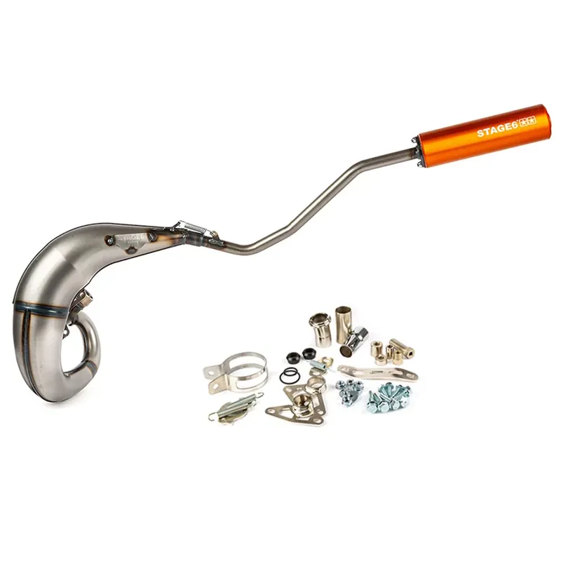 Produit De Marque Pot Passage Haut Gauche Beta RR 50 / 77cc – Streetrace CNC Orange Stage6
