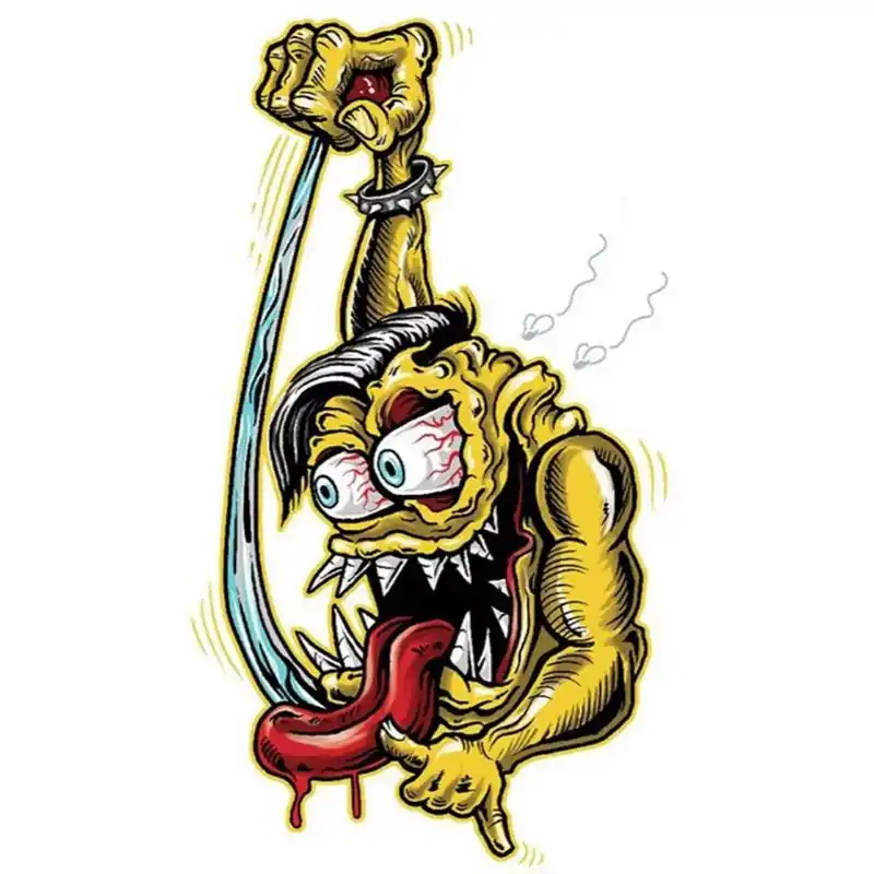 Prix Choc Autocollant / Sticker – LETHAL THREAT Mini Vulture 6 x 8cm