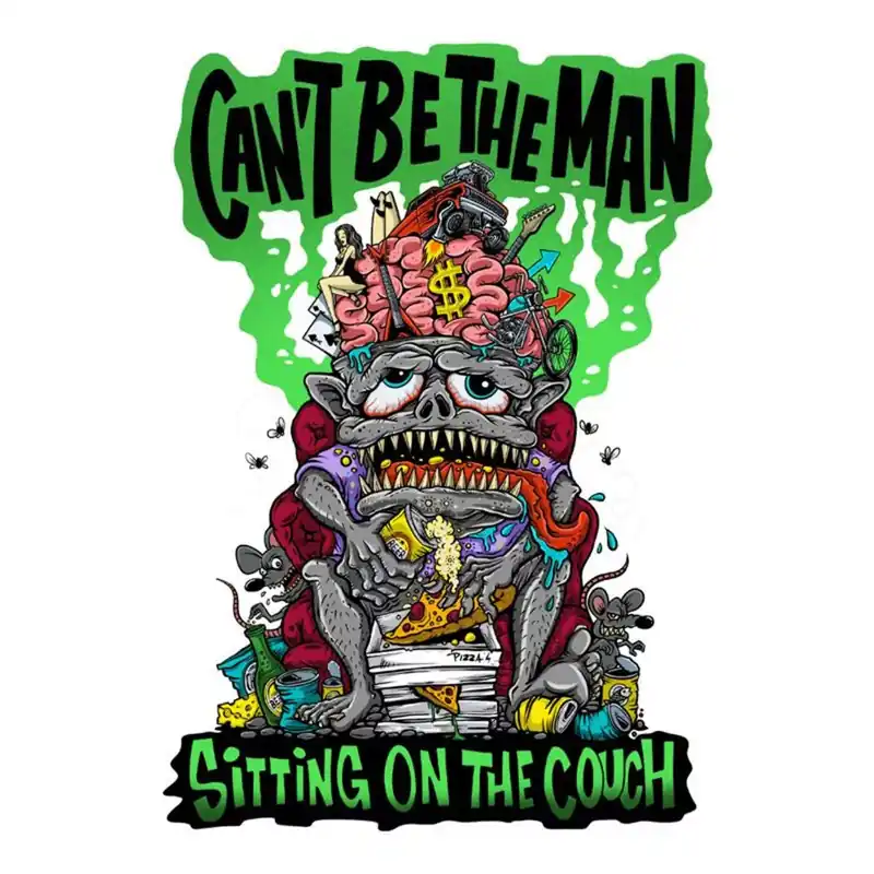 Offre Du Jour Autocollant / Sticker – LETHAL THREAT Mini Lazy Monster 6 x 8cm