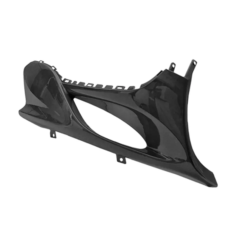 Expédition Rapide Dessous de tablier Droit MBK Mach G Yamaha Jog R – Blanc / Noir brillant TNT Blanc