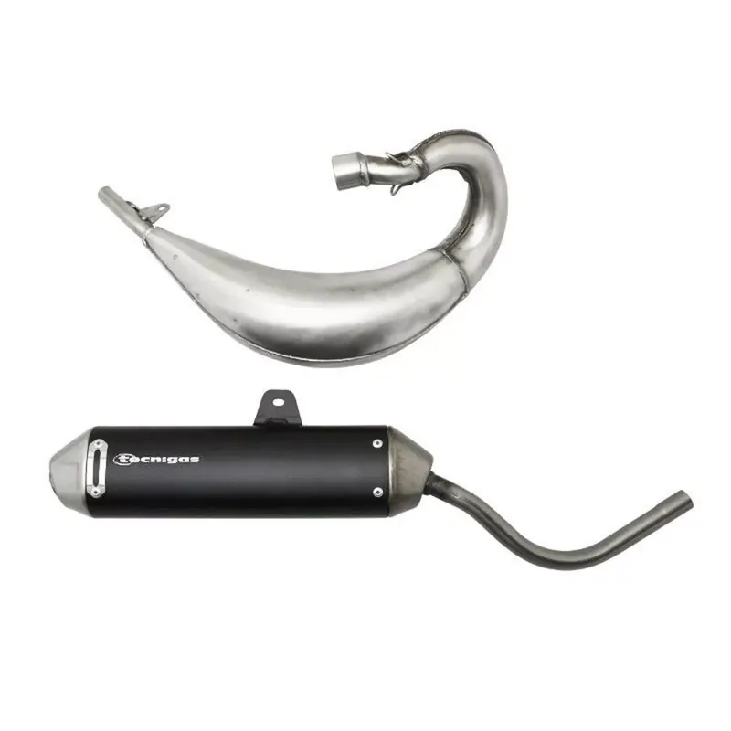 Nouvel Arrivage Pot Passage Haut Droit Beta RR 50cc – E-Nox Evo Inox Tecnigas