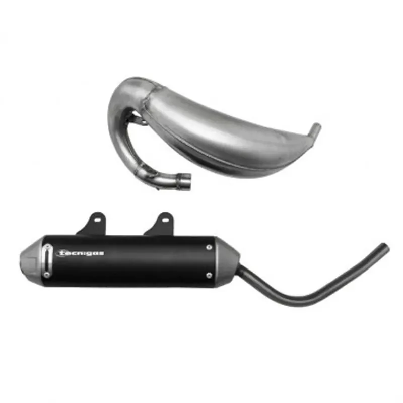 Offre Spéciale Pot Passage Haut Droit Rieju MRT 50cc – E-Nox Evo Inox Tecnigas