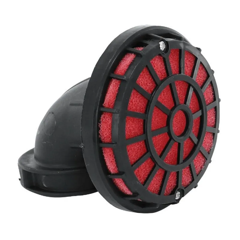 Filtre à air PHBG – Replay coudé 90 degrés Noir / Rouge Commander Maintenant