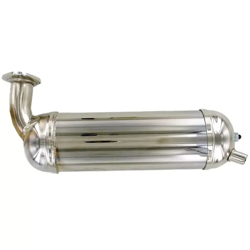 Pot Peugeot 103 SP MVL – Long Chromé Fixation à Bride Livraison Express