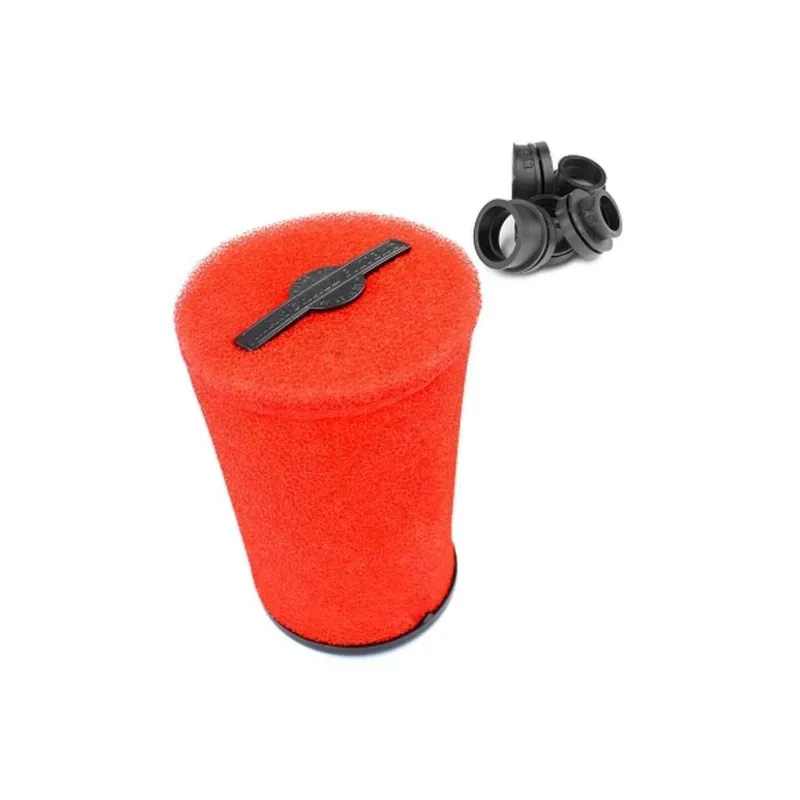 Meilleur Choix Filtre à air CP / PWK – Marchald Power Filter 46mm à 62mm droit / coudé 25 degrés L 170mm Rouge