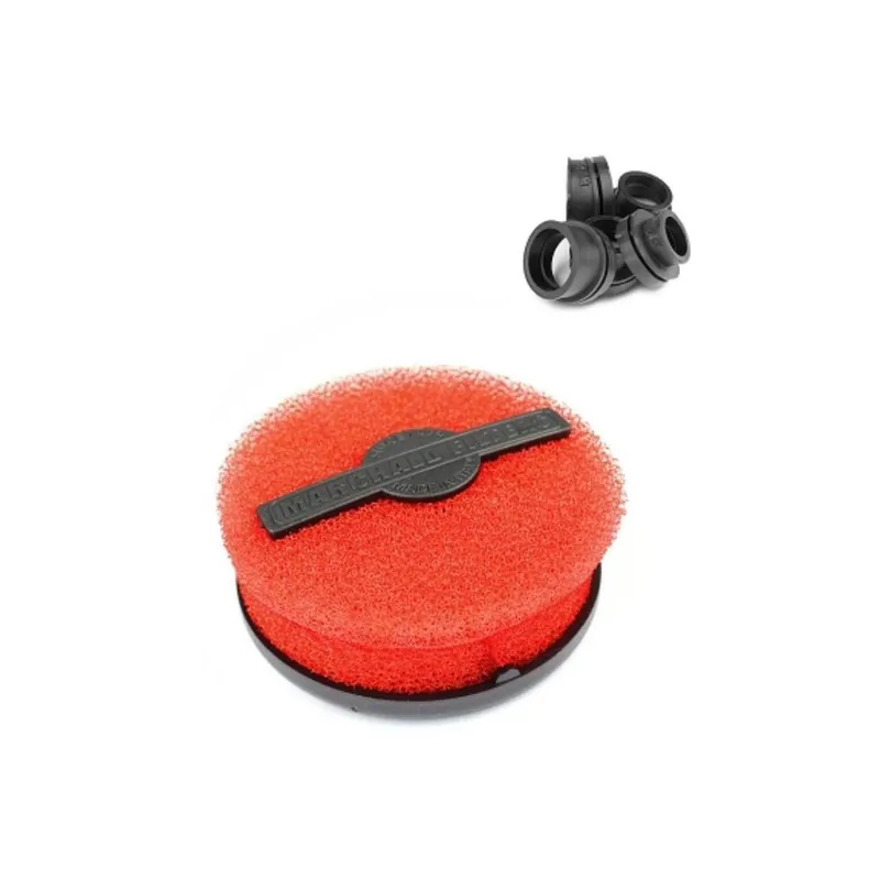 Filtre à air CP / PWK – Marchald Power Filter 46mm à 62mm droit / coudé 25 degrés L 65mm Rouge Affaire À Saisir