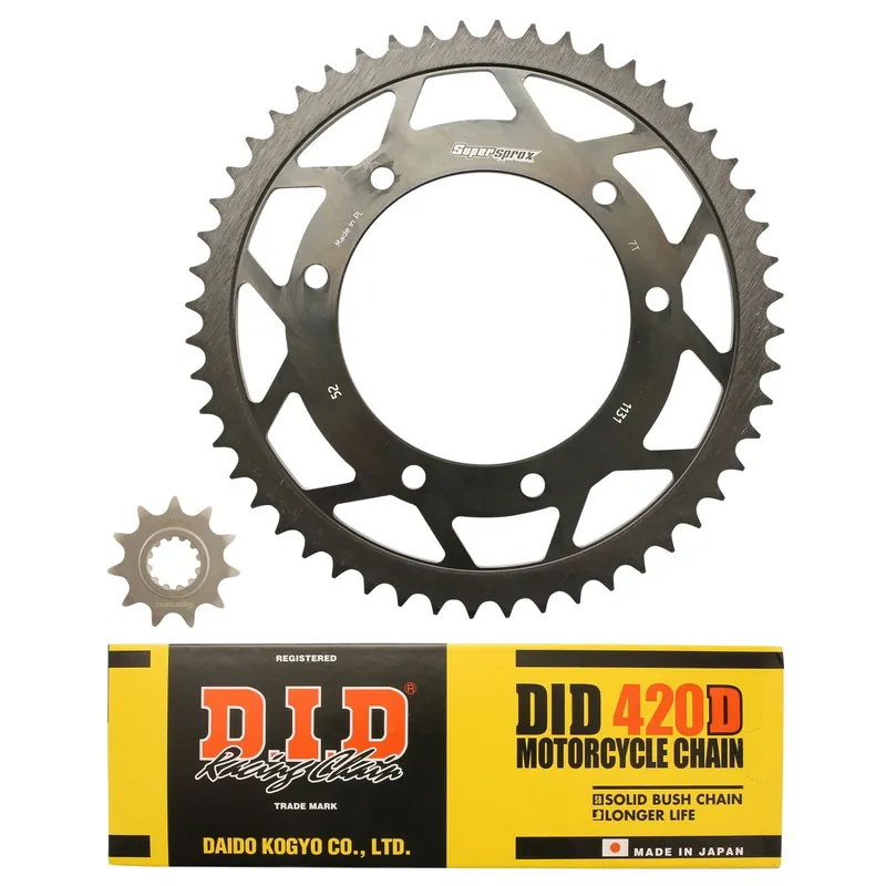 Kit chaîne Peugeot XP6 Enduro à partir de 2004 – 11 x 52 420 / 105mm 6T DID Satisfait Ou Remboursé