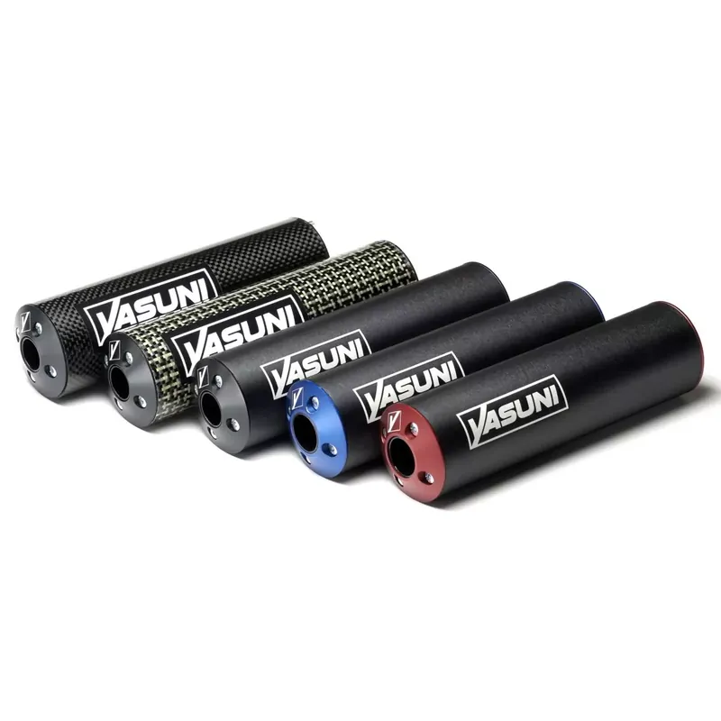 Silencieux de pot Mécaboîte – Yasuni Max Pro passage droit Bleu / Carbone / Kevlar / Noir / Rouge Carbone Affaire À Saisir