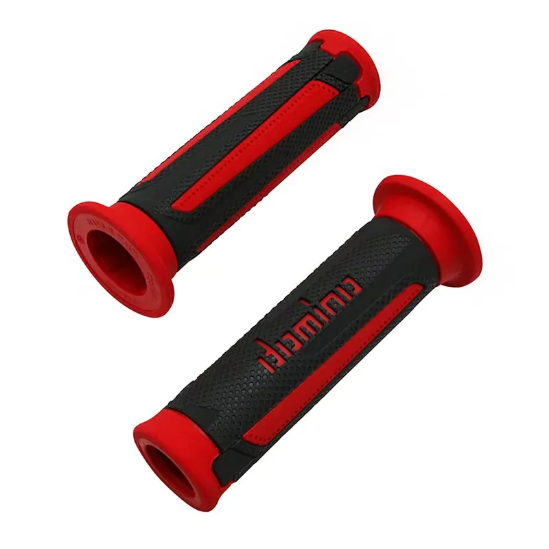 Produit De Marque Poignées de Guidon – Domino Maxiscooter On Road Open End A350 Rouge / Gris Anthracite