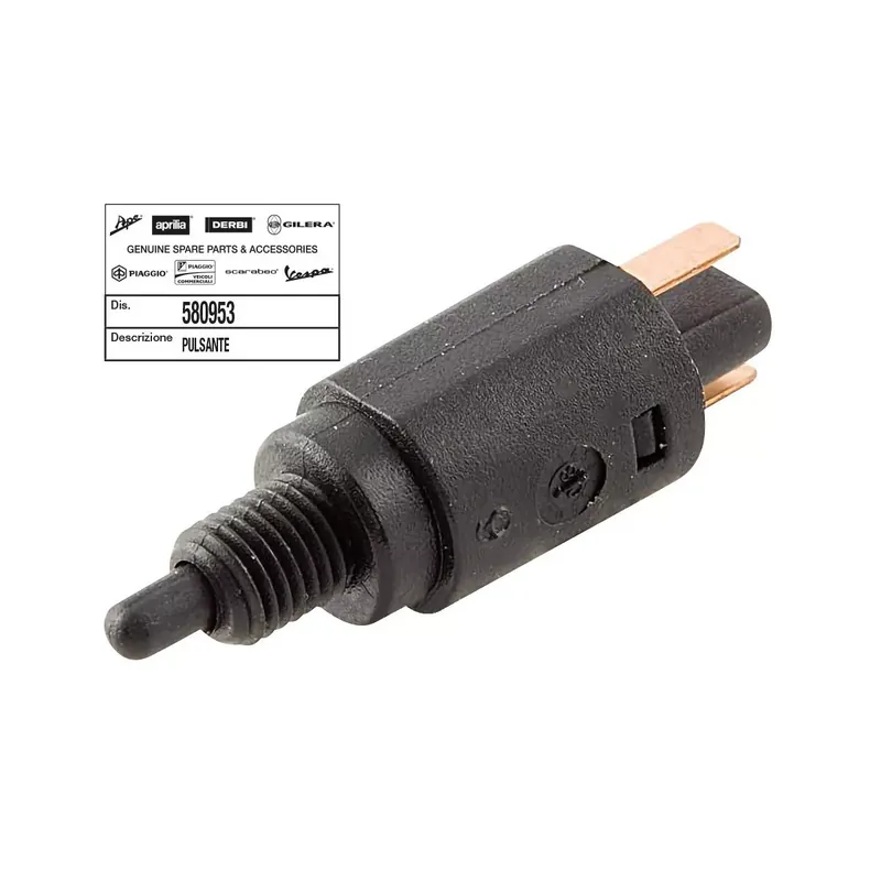 INTERRUPTEUR FEU STOP ORIGINE PIAGGIO 50 NRG, ZIP, TYPHOON, LIBERTY, 125 X9, VESPA LXV, 250-300 VESPA GTV/APRILIA 50 SR H2O, 125 Promotion Saisonnière