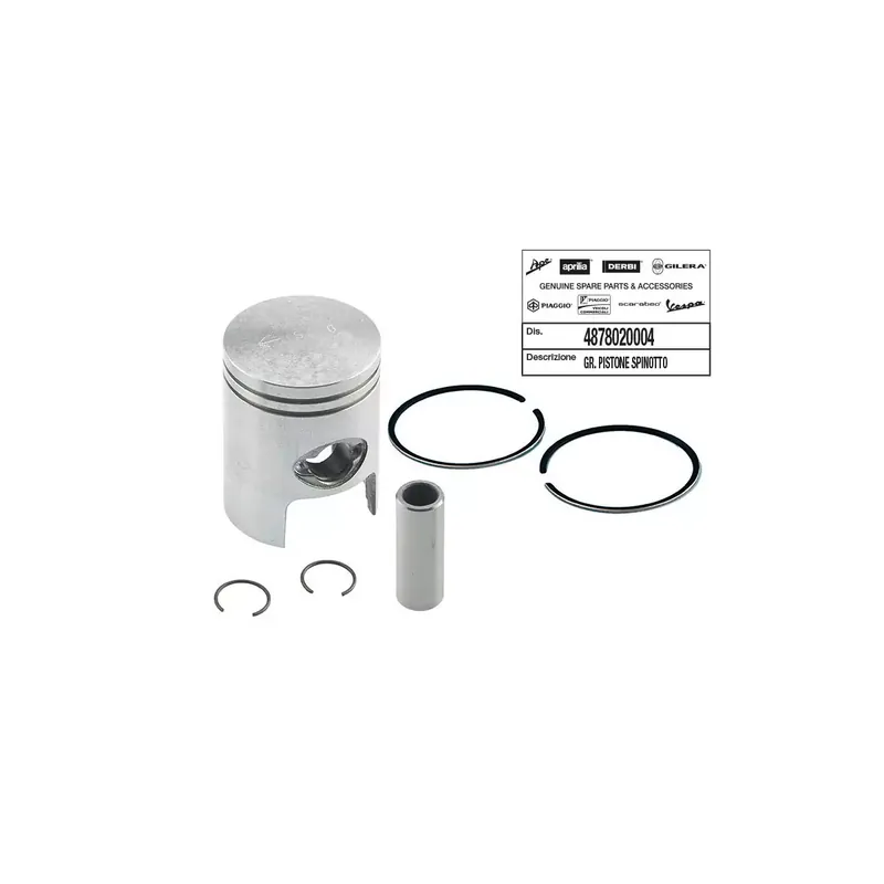 Commander Maintenant PISTON ORIGINE PIAGGIO 50 ZIP 1995/, TYPHOON 1995/, NRG 1997/, LIBERTY 2000/, FLY 2005/, VESPA LX 2005//GILERA 50 RUNNER 1997/,