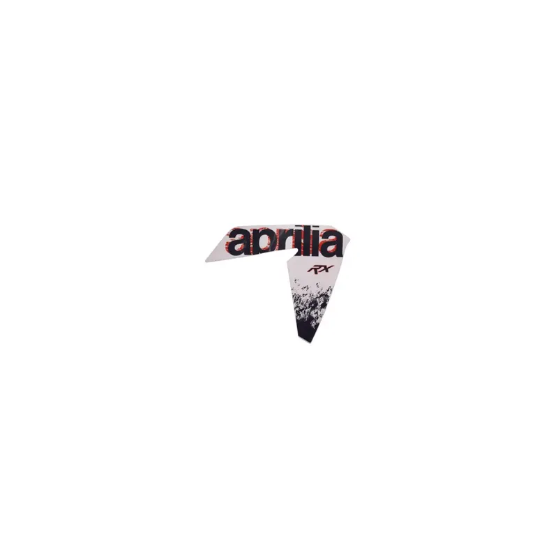 AUTOCOLLANT/STICKER/DECOR RESERVOIR DROIT ORIGINE PIAGGIO APRILIA 50 RX, SX 2011/ Haute Qualité