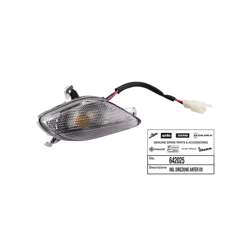 Clignotant avant droit origine Piaggio Typhoon Aprilia SR Motard 50 642025 Offre Spéciale