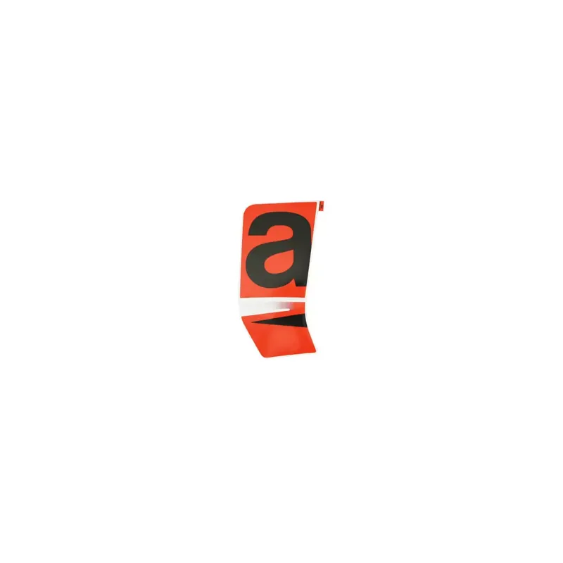 AUTOCOLLANT/STICKER/DECOR FACE AVANT DROIT ORIGINE PIAGGIO APRILIA 50 SR MOTARD 2018/ BLANC 544/ROUGE 885/A Authentique