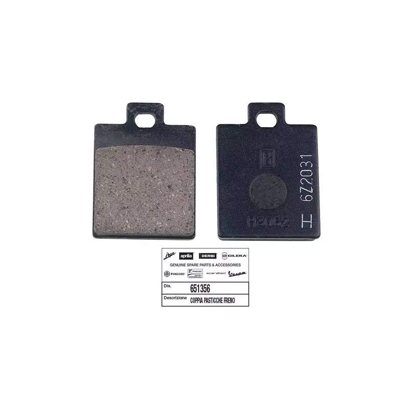 Prix Réduit PLAQUETTE FREIN ORIGINE PIAGGIO 50 ZIP 2006/ AV, 50-125 LIBERTY 2006/ AV, 50-125 VESPA LX 2006/ AV, 50-125 PRIMAVERA 2013/ AV, 5