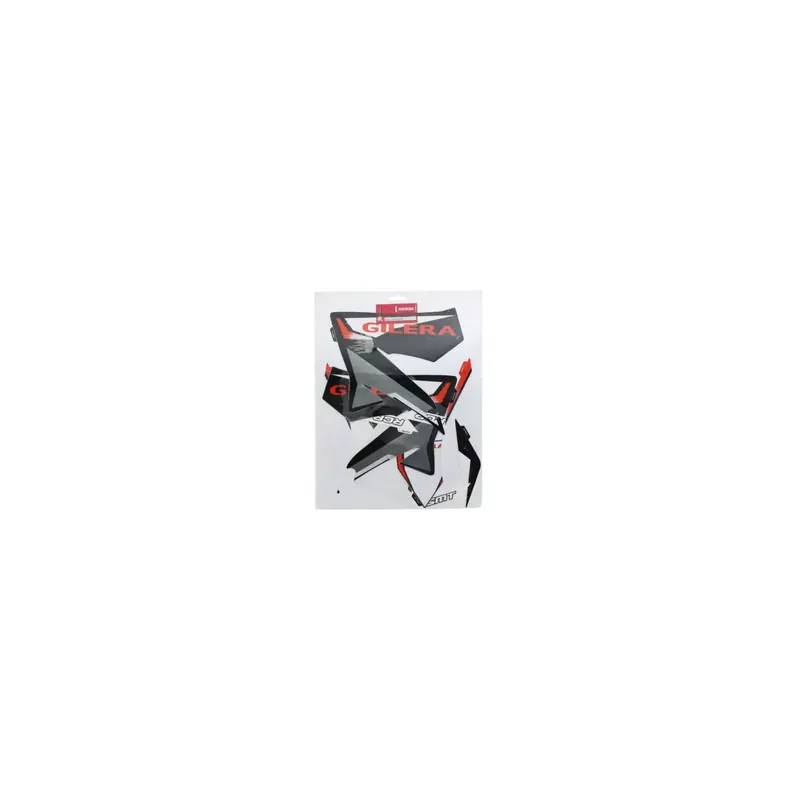 AUTOCOLLANT/STICKER/KIT DECOR ORIGINE PIAGGIO GILERA 50 SMT, RCR 2011/2012 NOIR/GRIS/ROUGE Expédition Rapide