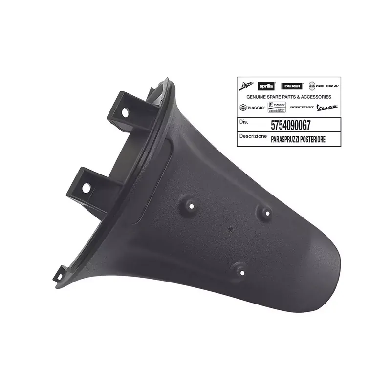 GARDE-BOUE ARRIERE ORIGINE PIAGGIO ZIP 1998/2013 GRIS ANTHRACITE Marque
