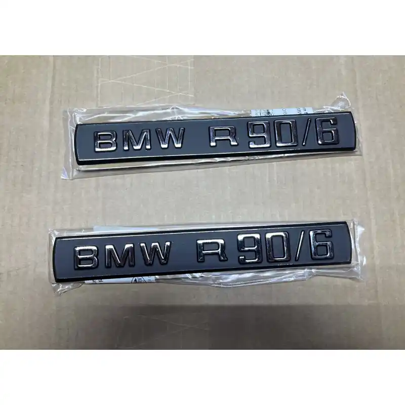 Dernier Modèle BMW R90/6 PAIRE PLAQUE INDICATIVE MOTEUR – NEUF –