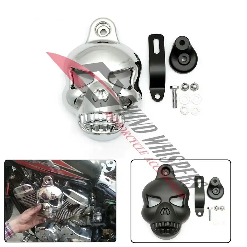 COUVRE KLAXON HARLEY SKULL HD NEUF Remise