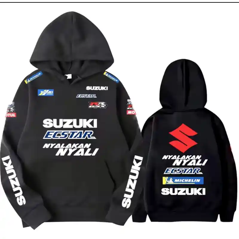 Produit De Marque PULL SWEAT SUZUKI NOIR – NEUF – HAYABUSA GSXR BANDIT ETC …