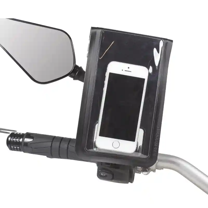 SUPPORT POUR SMARTPHONE À FIXER À LA TIGE DU RETROVISEUR Dernier Modèle