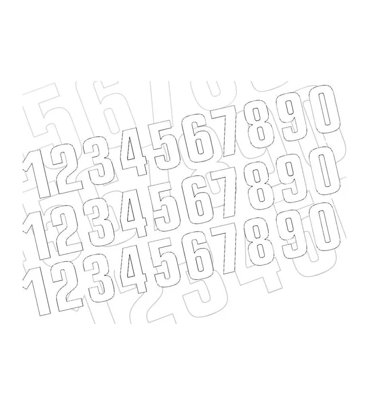NUMERO JEU DE 3 X 0 BLANC Offre Limitée